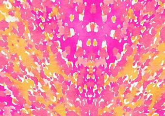 Watercolor paper background. Abstract Painted Illustration. Brush stroked painting.
