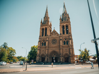Fototapeta na wymiar St. Peter's Cathedral of Adelaide, South Australia.