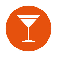 fresh martini cocktail drink line style