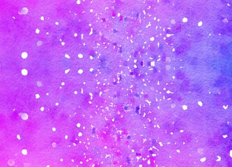 Watercolor paper background. Abstract Painted Illustration. Brush stroked painting.
