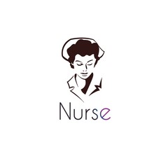 Nurse template symbol for medical, clinic ,hospitals and health websites