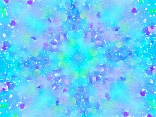 Fototapeta premium Watercolor paper background. Abstract Painted Illustration. Brush stroked painting. 