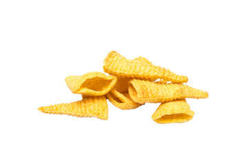 Crispy corn snacks can