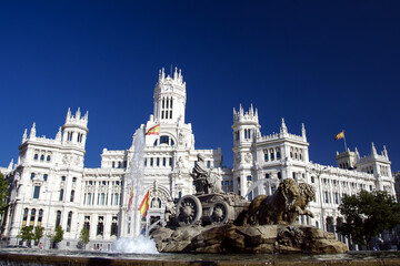 The fountain of Cibeles, Madrid, Spain