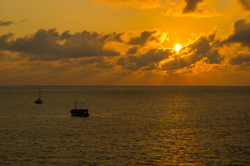 Sunset with wonderful twilight in Phuket, Thailand. - 355907147