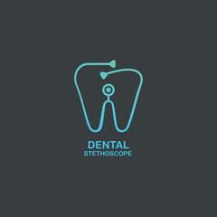 Dental Clinic Logo Tooth abstract design