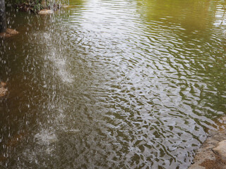 Beautiful waterfalls and green nature are all around beautiful Thailand.