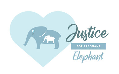 Pregnant elephant and baby killed after eating pineapple filled with firecrackers vector