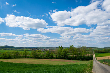 Kamp-Thaya-March bike route meanders through the Kamp valley in Lower Austria.