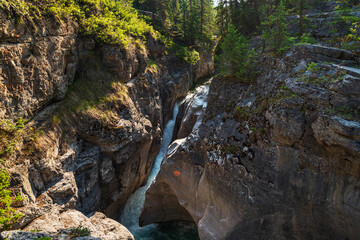 maligne river views, Jasper National Park, Alberta, Canada