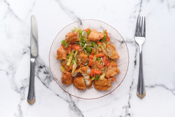 salad vegetables Menu concept healthy eating