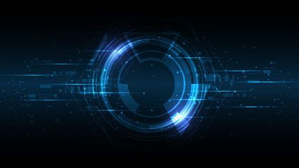 Abstract technology background Hi-tech communication concept innovation background vector illustration
