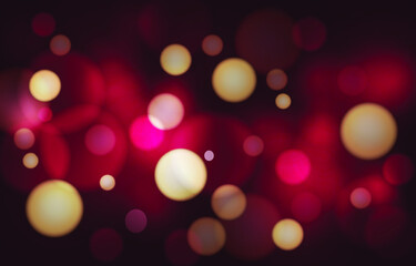 Bokeh Luxury background. Soft light effect wallpaper. Abstract background bokeh blurred. Shiny bokeh light effect. Vector illustration.