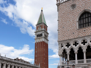 Campanile di San Marco and Palazzo Ducale, Venice, Italy