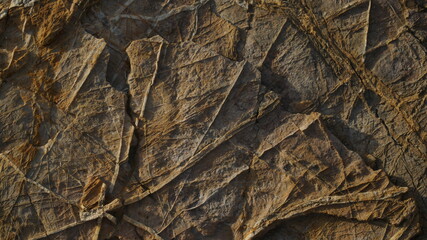 Fototapeta premium Erosion creates amazing textures and patterns