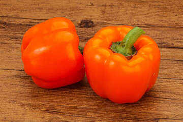Orange sweet tasty Bell Pepper