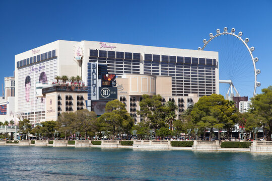 Flamingo Hotel And High Roller In Las Vegas