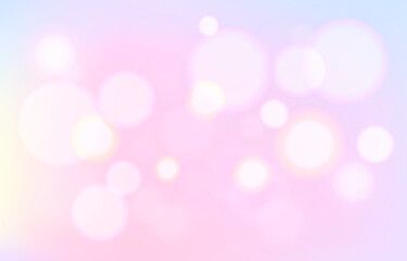 Fototapeta premium Soft blue bokeh background. Soft blur light effect wallpaper. Abstract background bokeh blurred. White shiny bokeh light effect. Vector illustration.