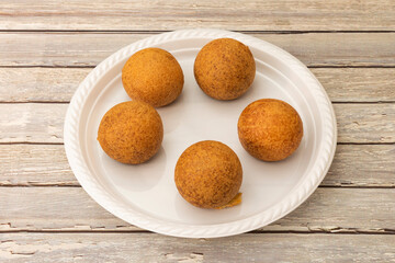 delicious plate of fritters