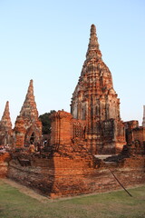 Wat Chai Watthanaram à Ayutthaya, Thaïlande