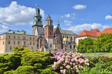 Zamek Królewski na Wawelu w Krakowie - obrazy, fototapety, plakaty
