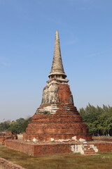 Fototapeta premium Stupa à Ayutthaya, Thaïlande