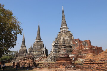Fototapeta premium Wat Phra Si Sanphet à Ayutthaya, Thaïlande