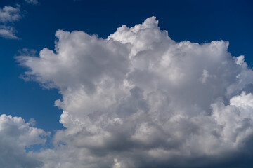 Beautiful fluffy clouds.