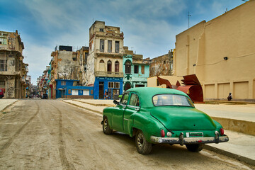 Buildings and cars in Havana