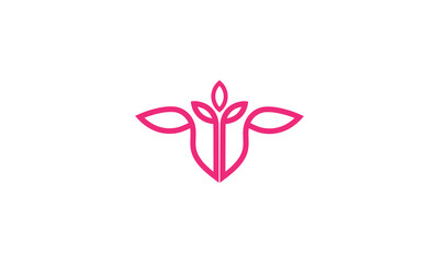 Flower logo design 