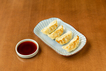 Chinese style gyoza plate