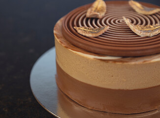 mini torta cocolate y cafe
