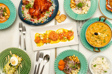 Peruvian food dishes