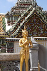 Statue du palais royal à Bangkok, Thaïlande