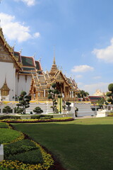 Jardin du palais royal à Bangkok, Thaïlande