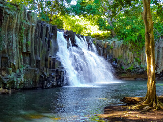 Hidden treasure Rochester Falls In Mauritius Island