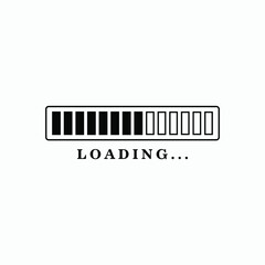 loading sign icon vector