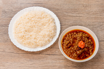 African kandja soupou dish