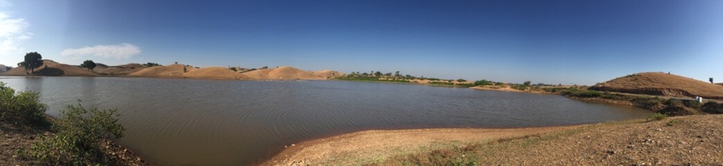 panoramic view of the river