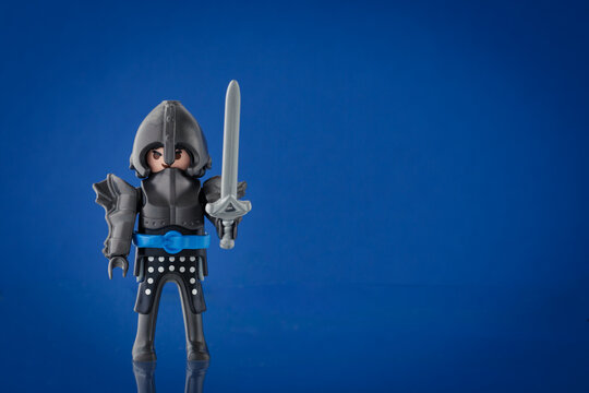 Lippstadt - Deutschland 7. Juni 2020 Playmobil Ritter mit Schwert