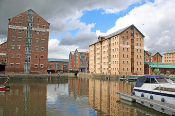 Gloucester Docks Canal Basin, England	