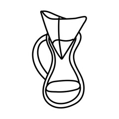 jar with juice line style icon