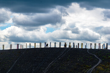 Totems auf der Halde Haniel