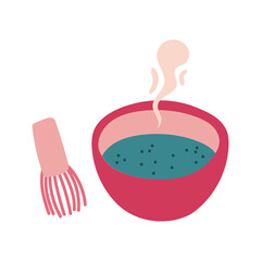 hot soup in dish free form style icon