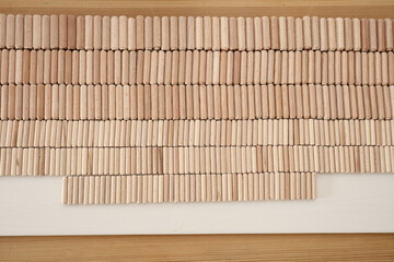 Dübel in verschiedenen Größen