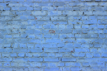 Classic blue vintage brickwork background