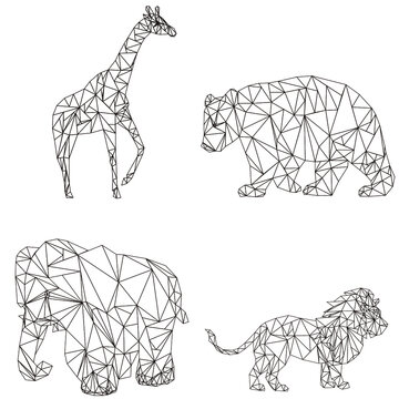 Low Poly de Animales