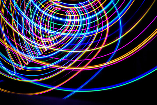 Laserstreifen in vielen buten Farben
