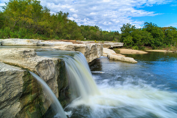 The Lower Falls at McKinney Falls State park in Austin, Texas, USA.
