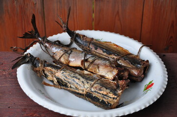 grilled fish on a plate